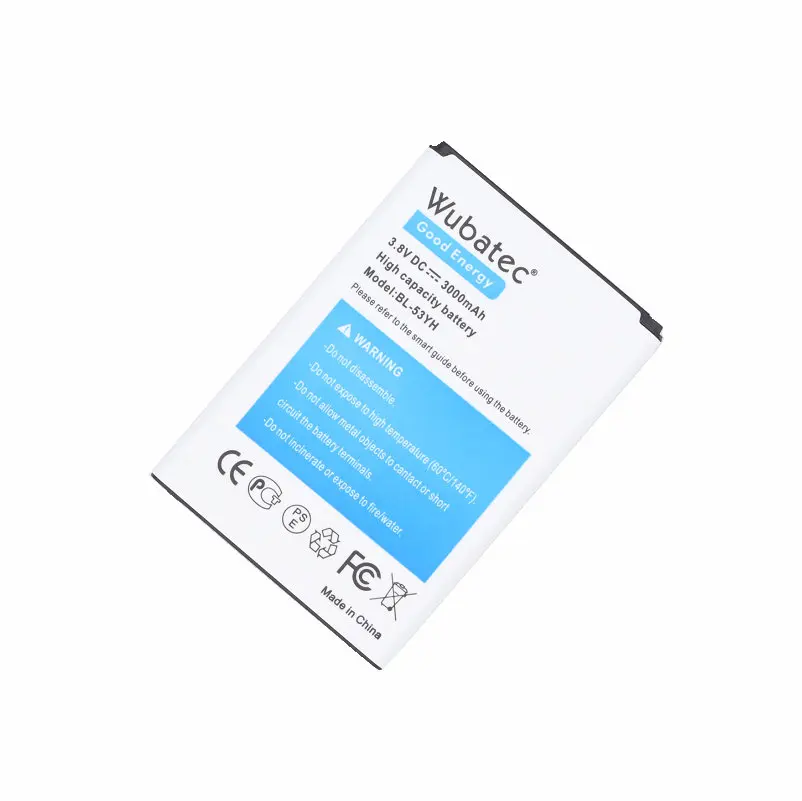 1x3000mAh Сменный аккумулятор для LG G3 BL 53YH F400 F400K F460 F470 D830 D850 VS985 D851 D852 D855 D857 D858 D859