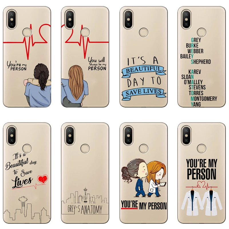 Мой человек GREYS Anatomy с принтом медсестры мягкий TPU чехол для Huawei P8 P8LITE P9 P9LITE P10 P20 LITE