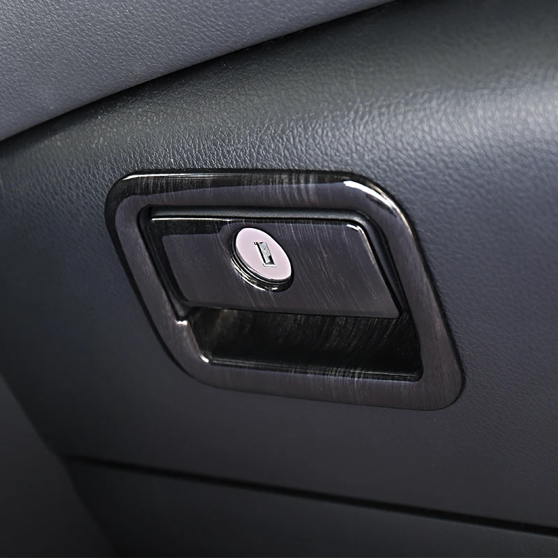 QHCP ABS Auto Copilot Glove Storage Box Handle Trim Sequins Cover Sticker Decoration Car-styling Special For Toyota Camry 2018 | Автомобили