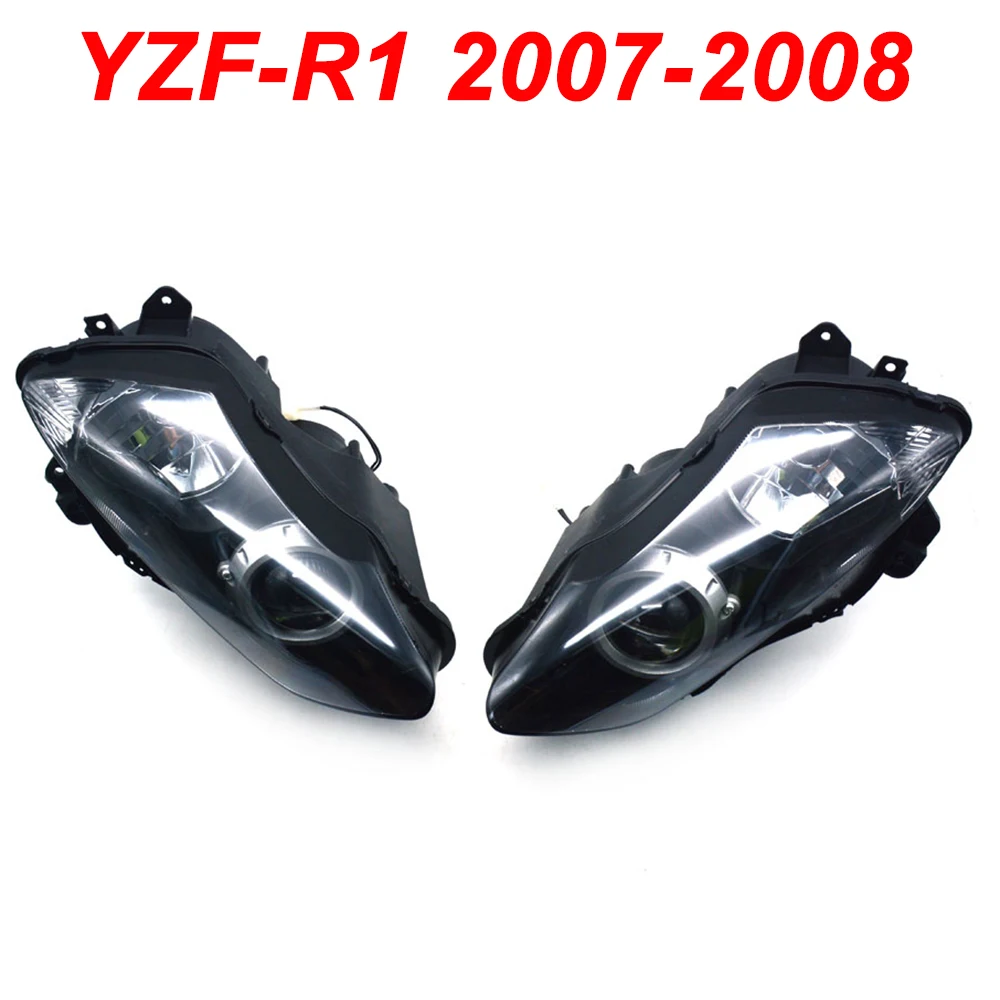 Передняя фара для мотоцикла 07 08 Yamaha YZFR1 YZF R1 прозрачная 2007 2008| |