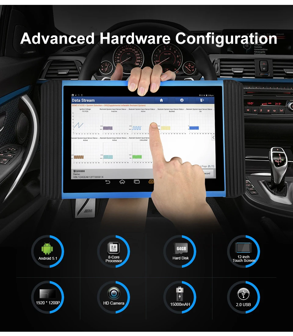 TOPDON ArtiPad I диагностический инструмент OBD2 Bluetooth сканер Авто Автоматическая ЭБУ программист launch PADIII AUTEL ELITE автомобильный диагностический