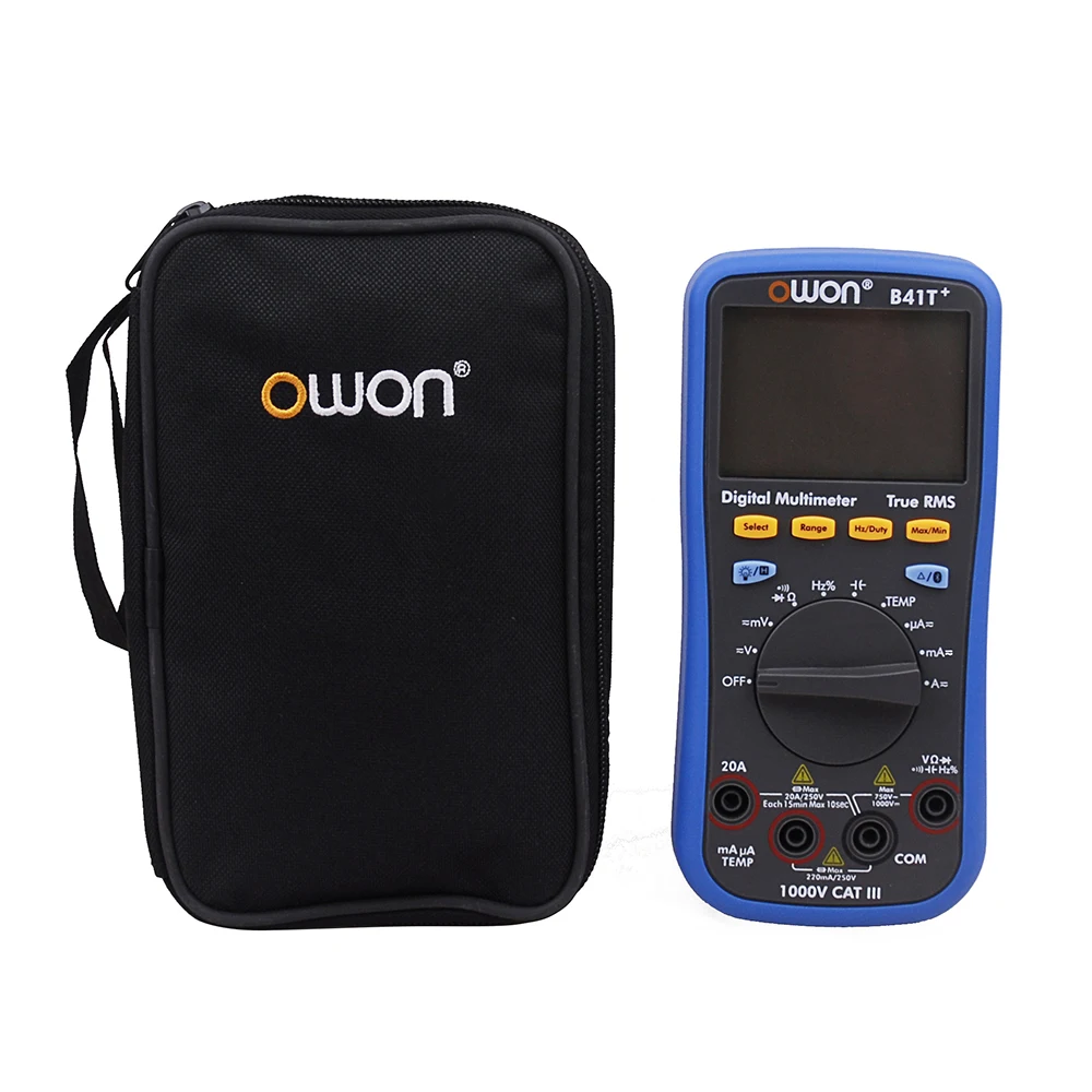 Цифровой мультиметр OWON B41T + 4 1/2 с Bluetooth измеритель фоновой подсветки True