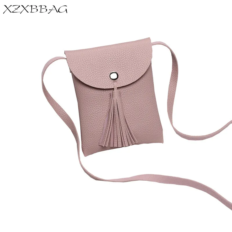Сумка XZXBBAG женская с кисточками модный мессенджер из искусственной кожи карман