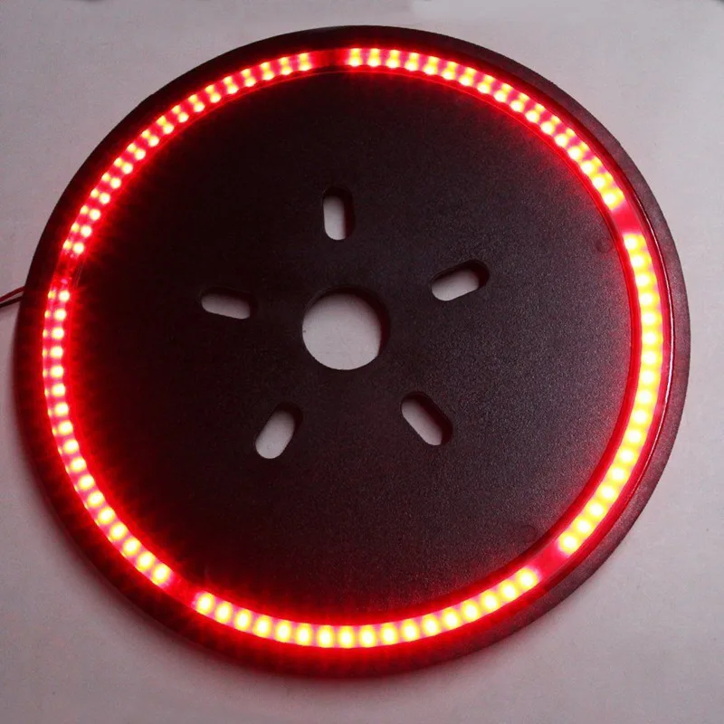 Spare Tire Third Brake Light LED Ring Designed for Jeep 2018 Wrangler JL JK TJ JKU Accessories spare tire Led 3rd brake lamp | Автомобили