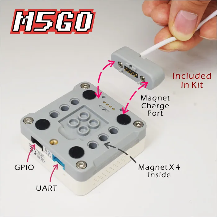 Стартовый набор M5Go Iot Esp32 для разработки программирования Arduino/micropyn Ir Mic 600Mah