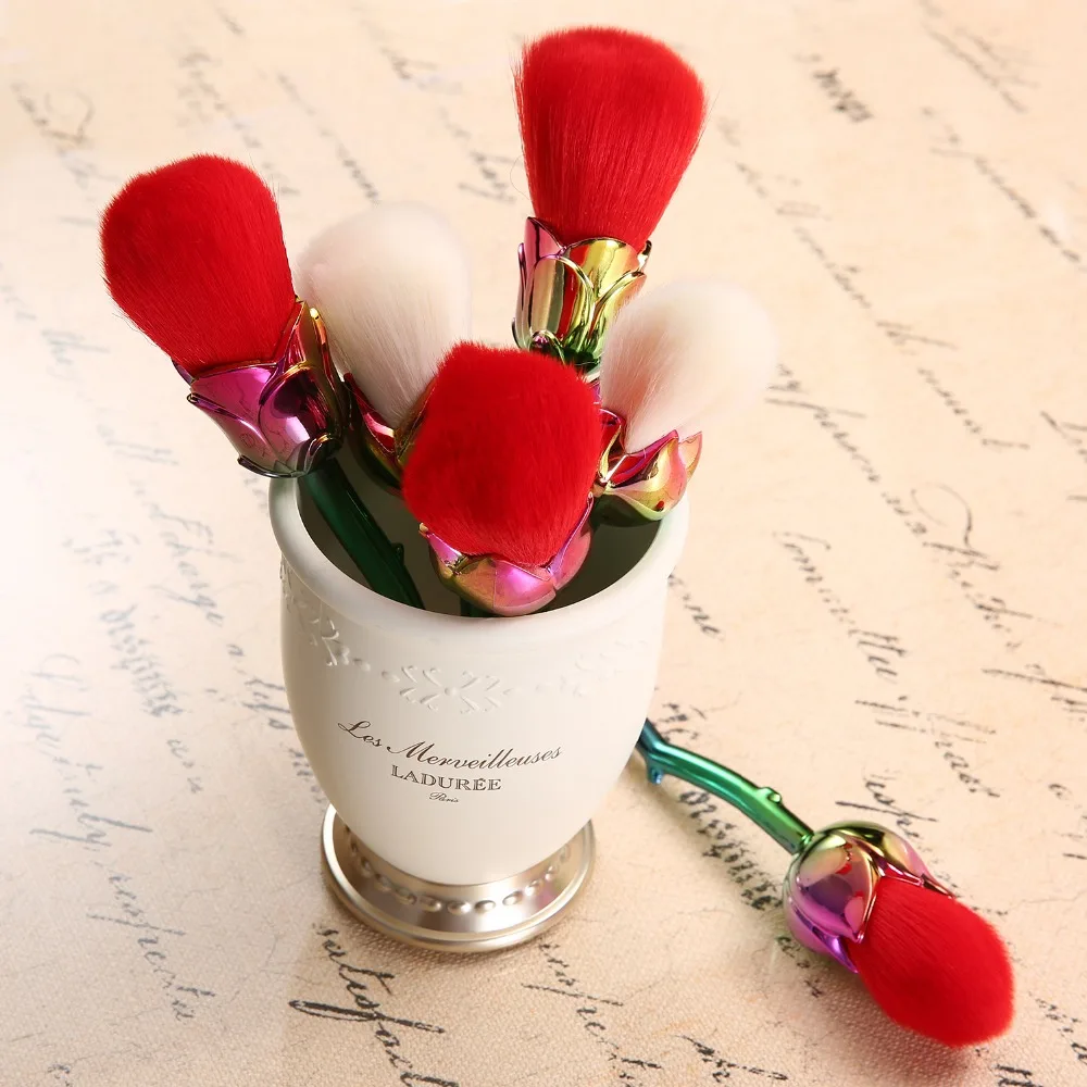 Высококачественный величественный рельеф бочонок для макияжных