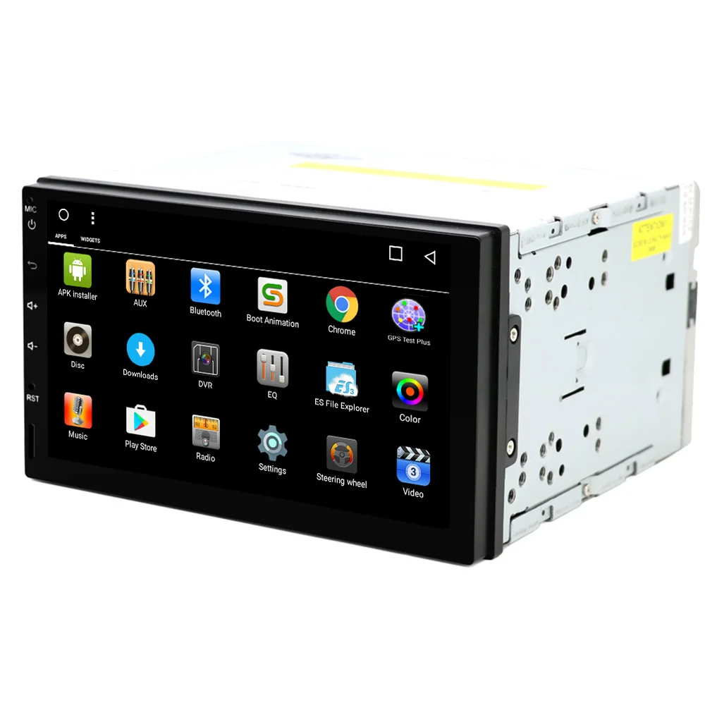 Eunavi 2 Din 7 дюймов чистый Android 8 1 tda7851 универсальный автомобильный Радио ПК gps