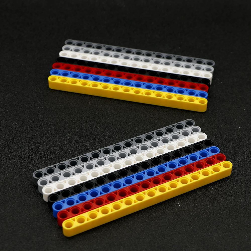 50 шт. кирпичи технических Запчасти Liftarm 1x15 толстые отверстие мс игрушечных
