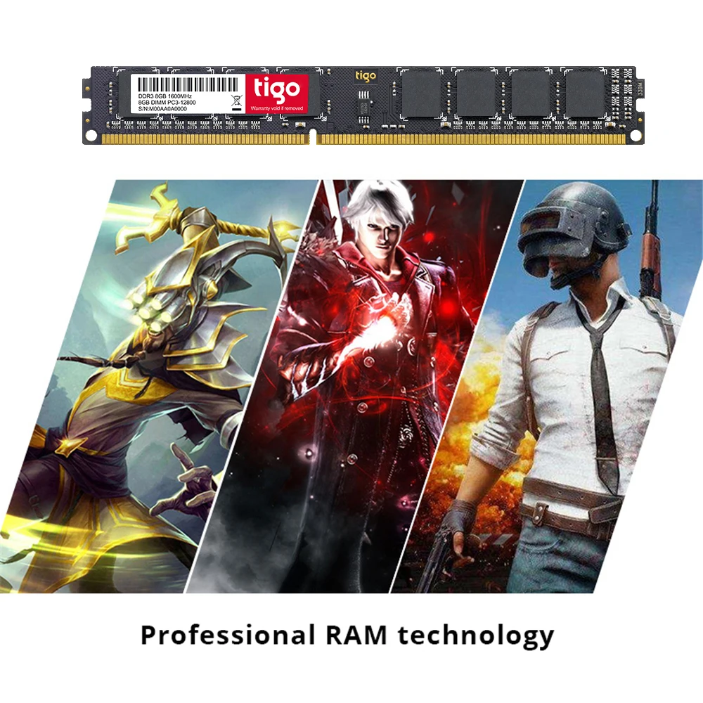 Tigo PC RAM DDR3 8GB 4GB 1600 MHz Высококачественная брендовая Новинка Memoria DDR 3 DIMM 240PIN память