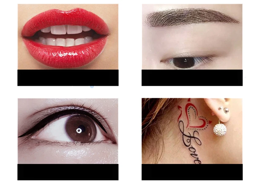 

Genuine Permanent Makeup Tattoo Eyeliner Eyebrows Lips Machine Body Art Eyebrow Eyeline Lip Liner Microblading derma