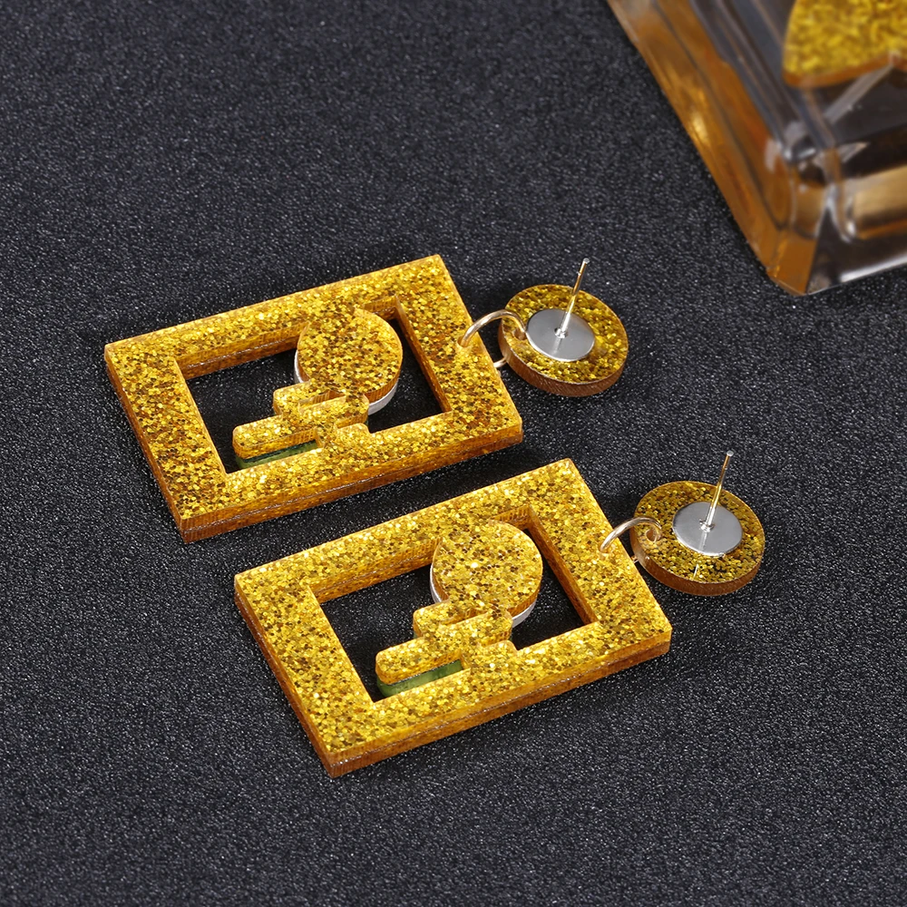 Женские акриловые серьги-подвески в стиле бохо | Украшения и аксессуары