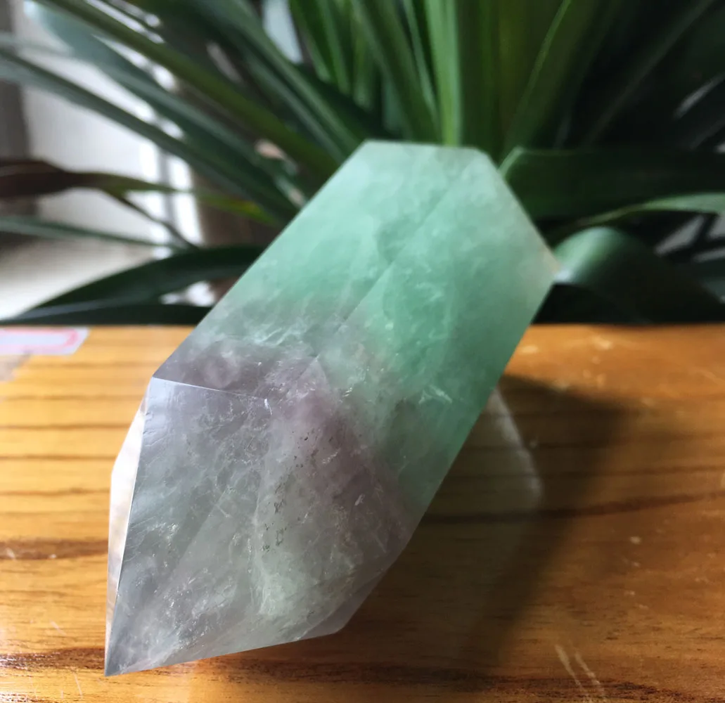511 г натуральная флюоритовая Хрустальная Палочка из кварцевых камней fengshui