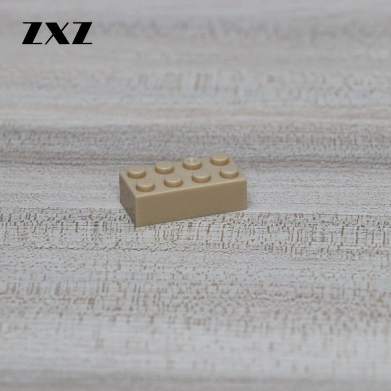50 шт./лот Высокие кирпичи 2x4 просвечивающие сборные частицы строительные блоки
