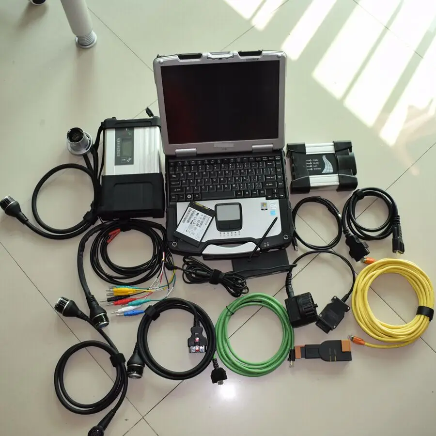 Для BMW для Benz 2в1 программное обеспечение в 1 ТБ SSD установлен CF 30 ноутбук Toughbook + bmw
