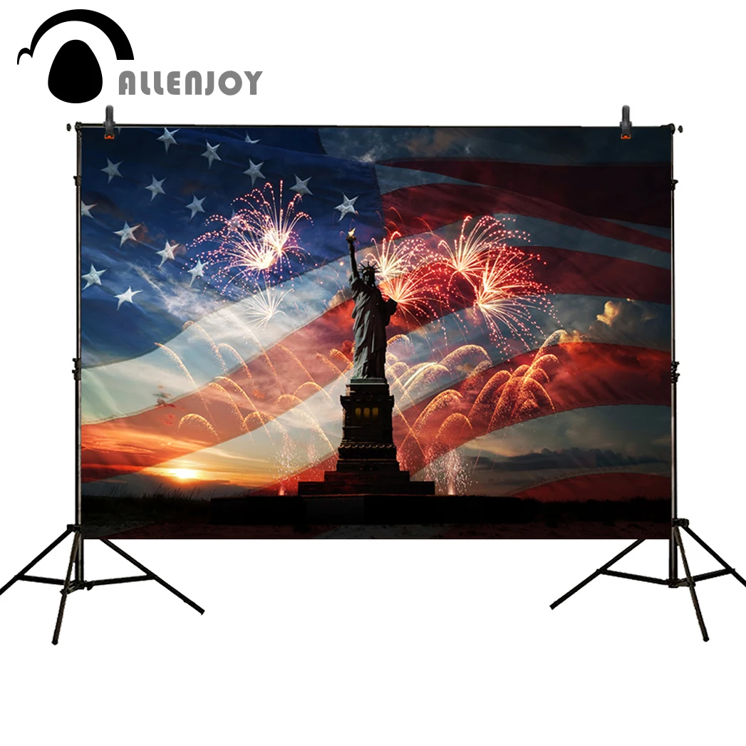 Фон для фотосъемки Allenjoy с изображением американской независимой статуи Свободы