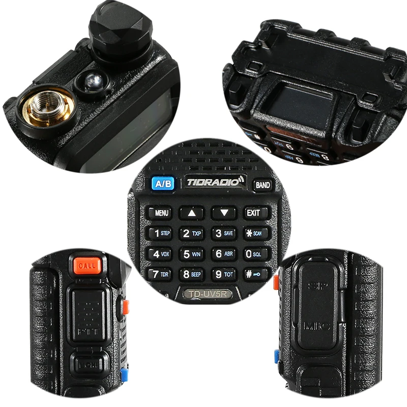 TD UV5R двухканальные рации CB радио станции 128CH 5 Вт VHF/UHF рация радиостанция антенна