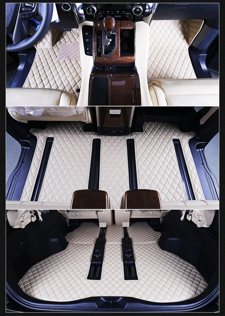 Волоконный Кожаный Автомобильный внутренний коврик для toyota alphard Vellfire- ковер автомобильный Стайлинг интерьерные напольные аксессуары