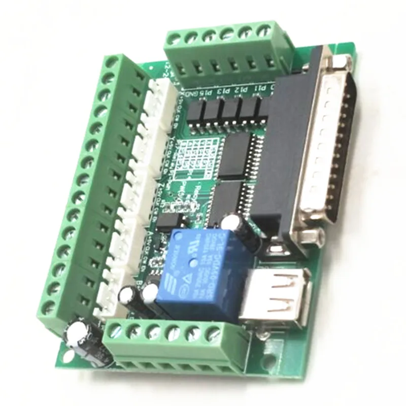 1 шт. MACH3 гравировальный станок 5 осей CNC Breakout доска с оптическим муфтой для