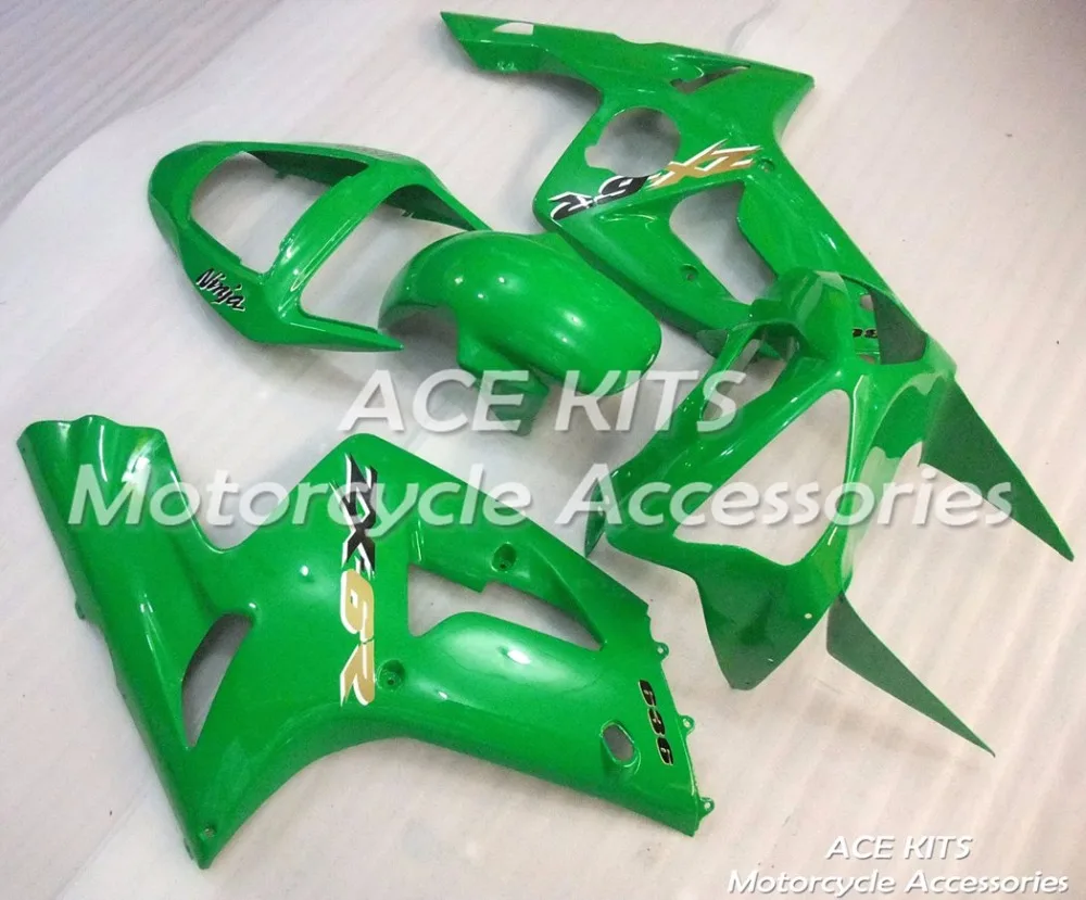 

Новый ABS мотоцикл обтекатель для Kawasaki ZX-6R 636 2003-2004 инъекции Bodywor sensational green ACE No.908