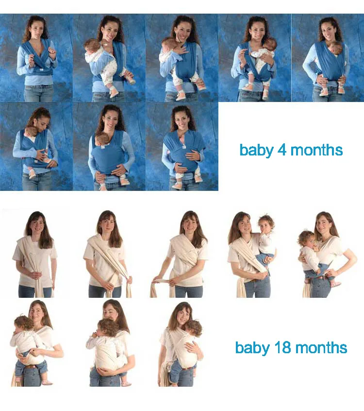 Слинг-переноска для новорожденных мягкая дышащая накидка хипсит удобный чехол
