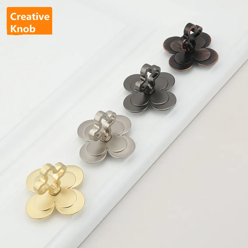 

modern simple fashion gold stain nickel drawer cabinet knob pull American Retro style iron gray ORB kicthen cabinet door handle