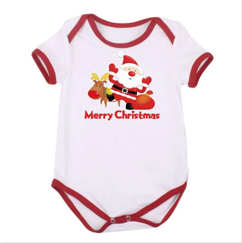 Детские комбинезоны для новорожденных с надписью My First Christmas Merry 1st костюмы на