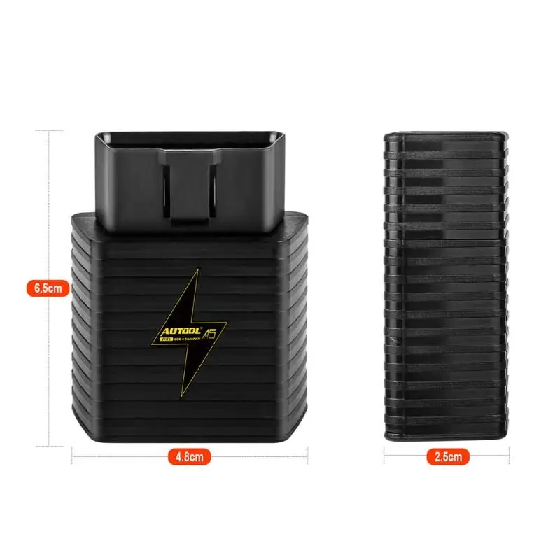 AUTOOL A5 ELM327 V1.5 WiFi Bluetooth OBD2 инструмент для диагностического сканирования автомобиля ELM 327 OBD 2 II 12 В бензиновый дизельный сканер для Android iOS
