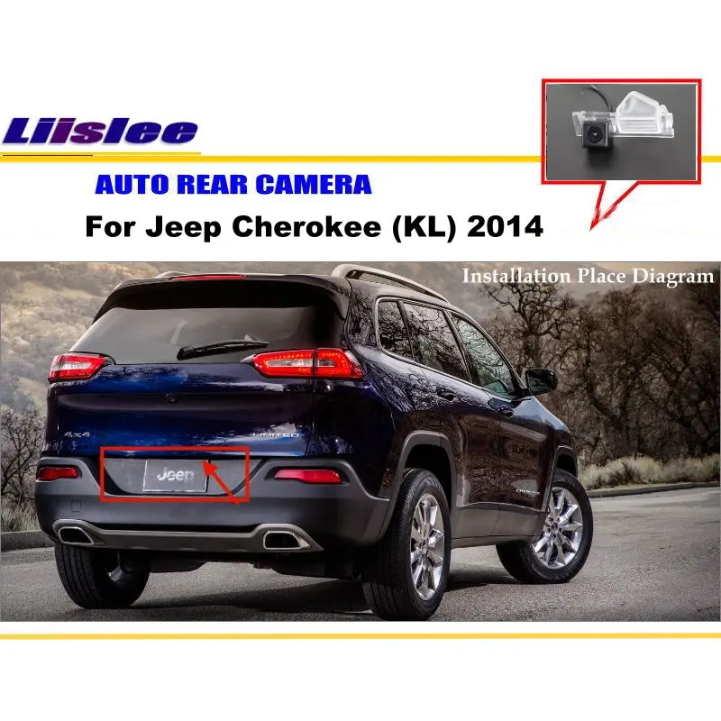 

Liislee камера заднего вида/резервная парковочная камера для Jeep Cherokee (KL) 2014 / HD CCD ночного видения/светильник номерного знака OEM