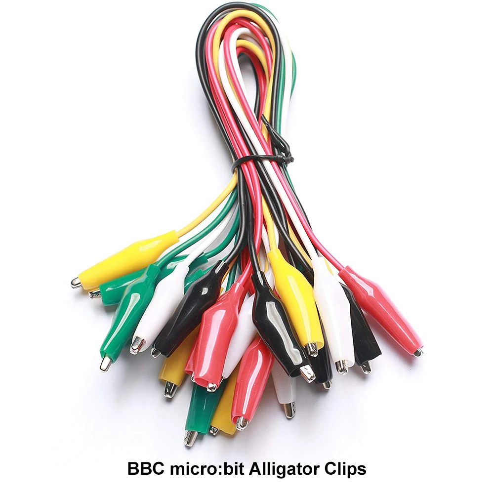 Зажимы типа крокодил для BBC micro: зажимы 10 шт. и 5 цветов проверки набора проводов