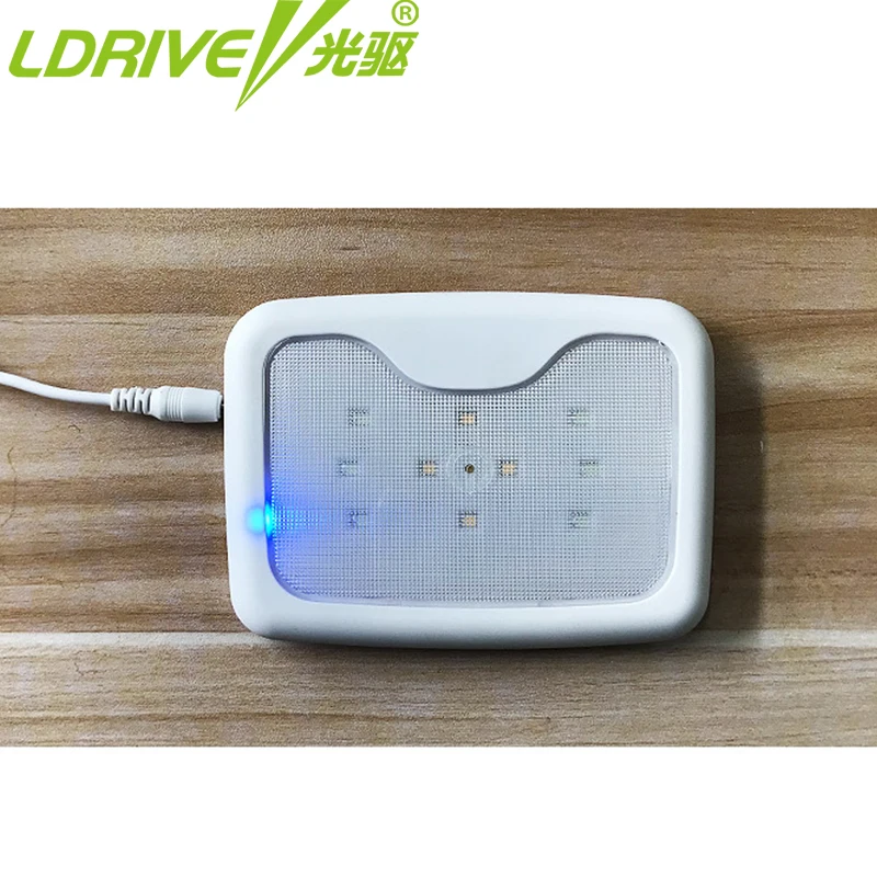 Нажатие 2 Цвета заднего ряд Светодиодный чтение светильник Портативный книжная