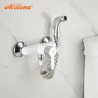 accoona bidets faucet white toilet cleaner set shower spray bidet sprayer toilet faucets wall mounted shower bidets a3167g