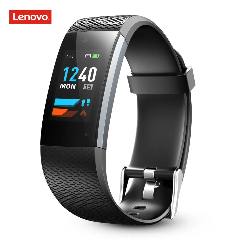 Фитнес трекер Lenovo WD06 оригинальный фитнес пульсометр цветной экран водозащита
