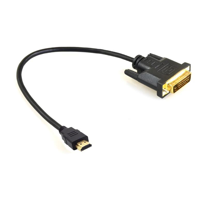 HDMI к DVI 24 + 1 pin адаптер позолоченный кабель Папа-папа для 1080P HDTV HD PC XBOX видео