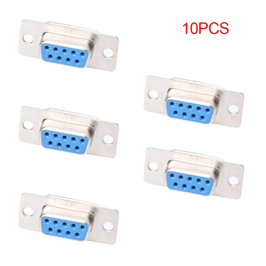 10 шт. RS232 DB9 серийный VGA 9 контактный 2 ряда припой Тип штекер D SUB мужской/женский