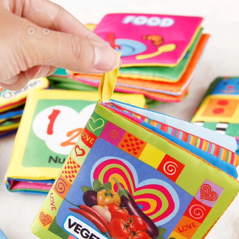 Minitudou/игрушки для новорожденных Новая мягкая Тихая книга детей 0 3 лет тканевая