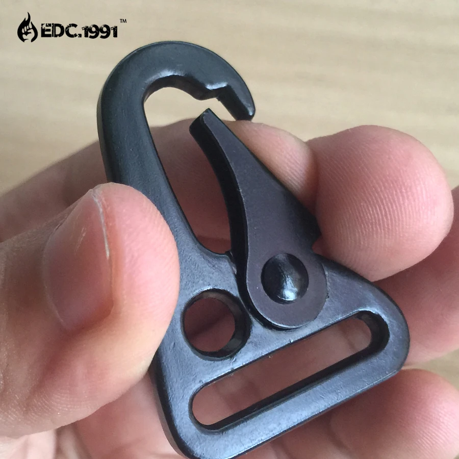 50 шт. черная Пряжка HK 1 &quot зажимы на лямках пружинный крючок винтовочный пистолет