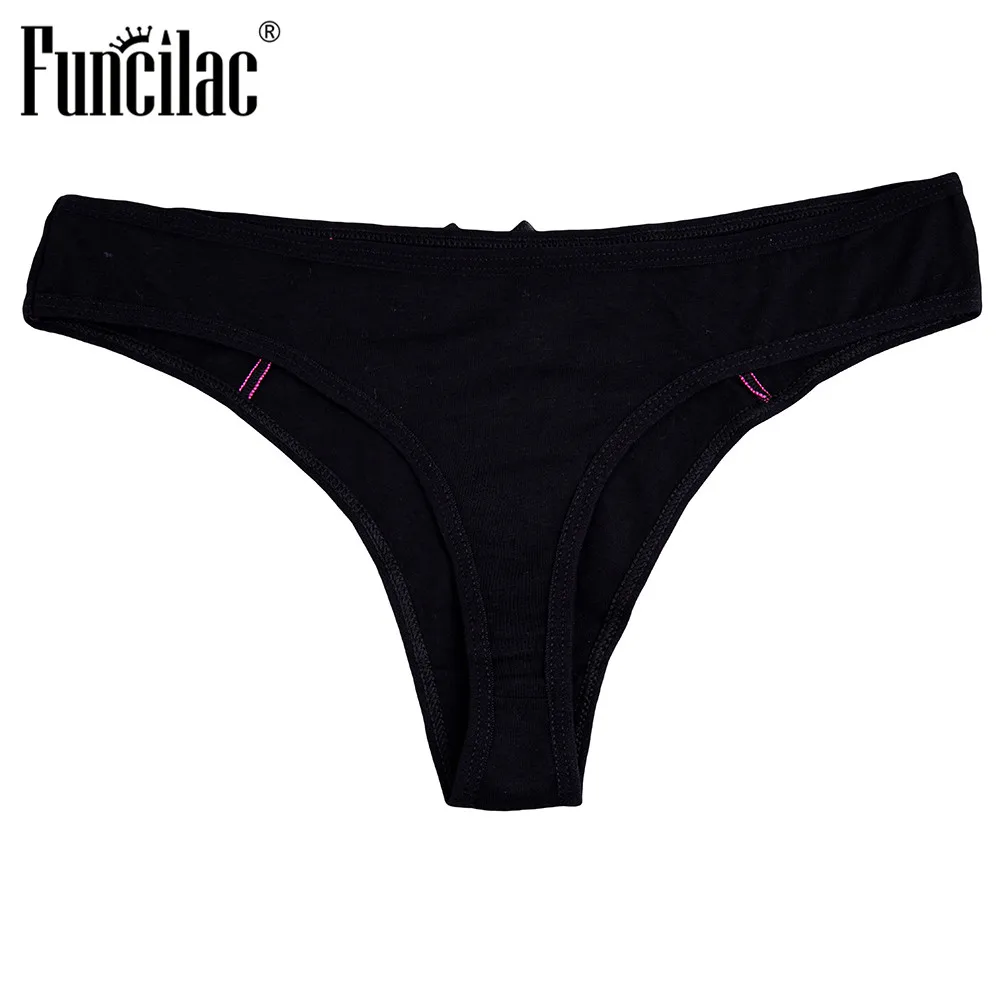 FUNCILAC женское нижнее белье из хлопка сексуальные женские стринги и трусы трусики