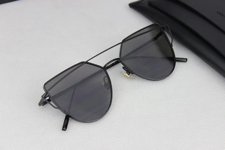 Нежные MAYA Винтажные Солнцезащитные очки lunette de soleil femme Love Punch Солнцезащитные очки женские с логотипом и оригинальной коробкой Oculos De Sol - Цвет линз: black  frame