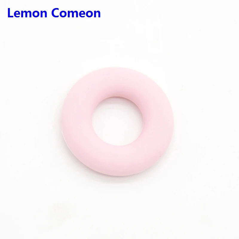 Lemon Comeon 42 мм пищевой силикон бисер ребенок прорезывание зубов кольца игрушки Детские Прорезыватели круг Детские аксессуары детские BPA бесплатно