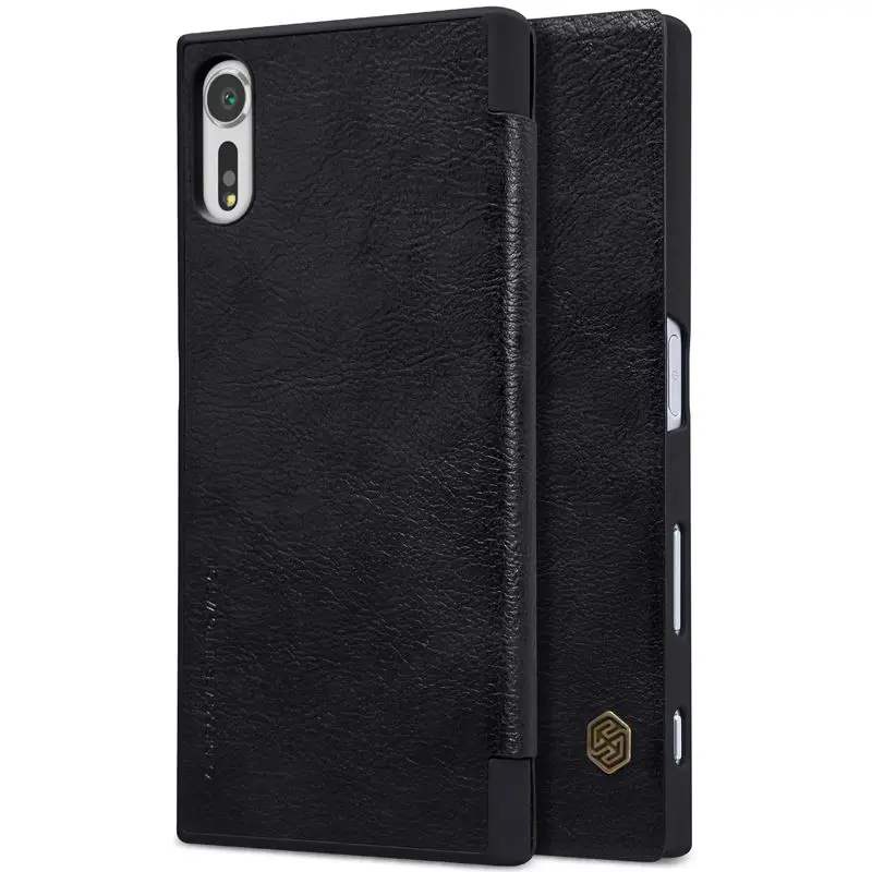 Nillkin Qin Series для Sony Xperia XZS случае ультра тонкий флип чехол Кожаный с розницу пакет|case