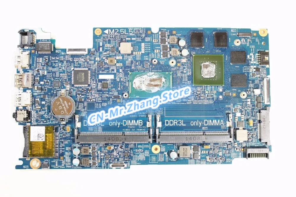 

SHELI FOR Dell Inspiron 7537 Laptop Motherboard DPX9G 0DPX9G CN-0DPX9G W/ i7-4510U CPU GT750M GPU 2GB RAM DDR3L Test 100% good