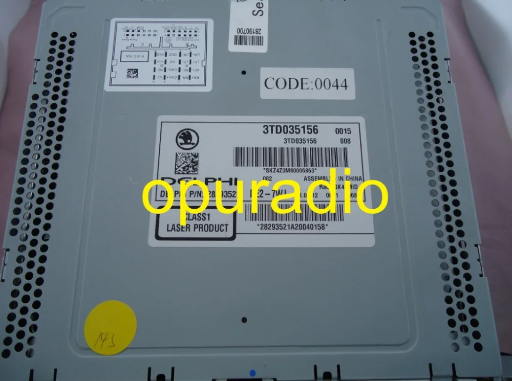 Delfi delco 3TD035156 DE2 7WJ 6 диск cd чейнджер радио СМИ блок для аудио автомобиля vw AM FM MP3 WMA|radio