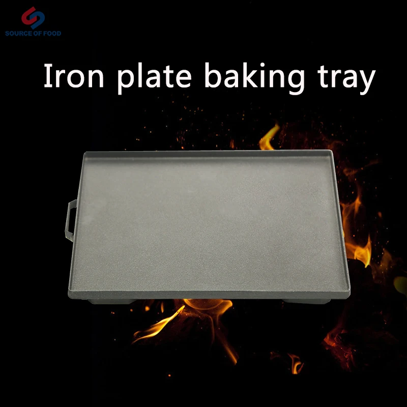 Железный противень для выпечки горячекатаная стальная тарелка сковороды