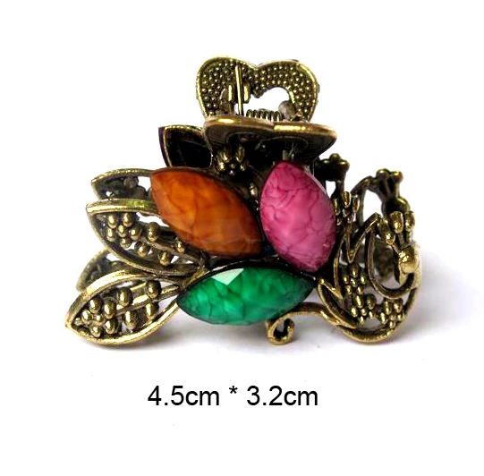 Высококачественные заколки для волос Винтажные из сплава разноцветные