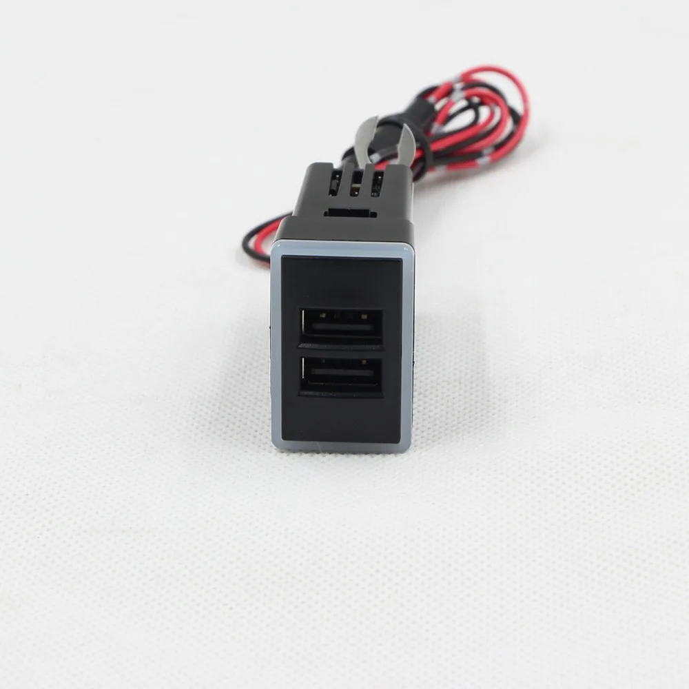 QC3.0 быстрое зарядное устройство для автомобиля двойной USB телефон PDA DVR адаптер
