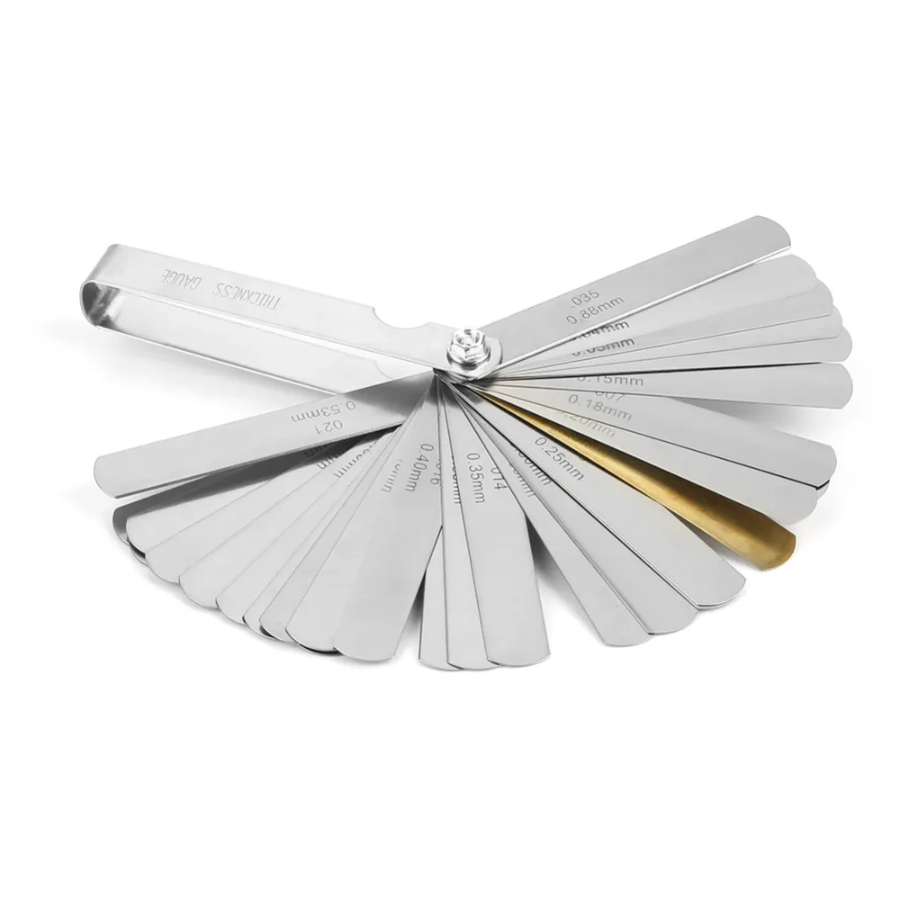 32 лезвия щупа Калибр из нержавеющей стали метрический Императорский 0 04-0 88 мм