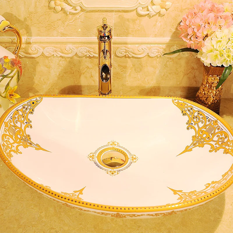 [Increase] unique design art basin shaped washbasin counter vanity - White Aegean Sea |