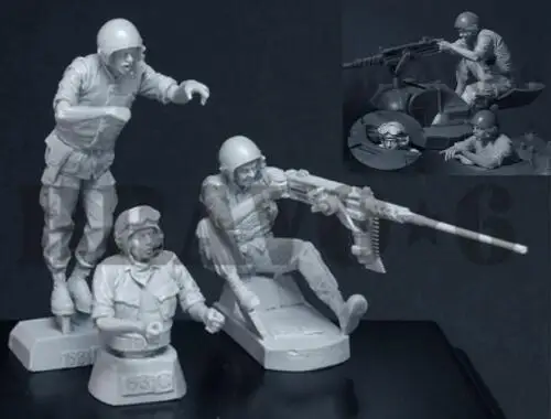 Масштаб 1/35 фигурка из смолы американский Танк VN | Игрушки и хобби