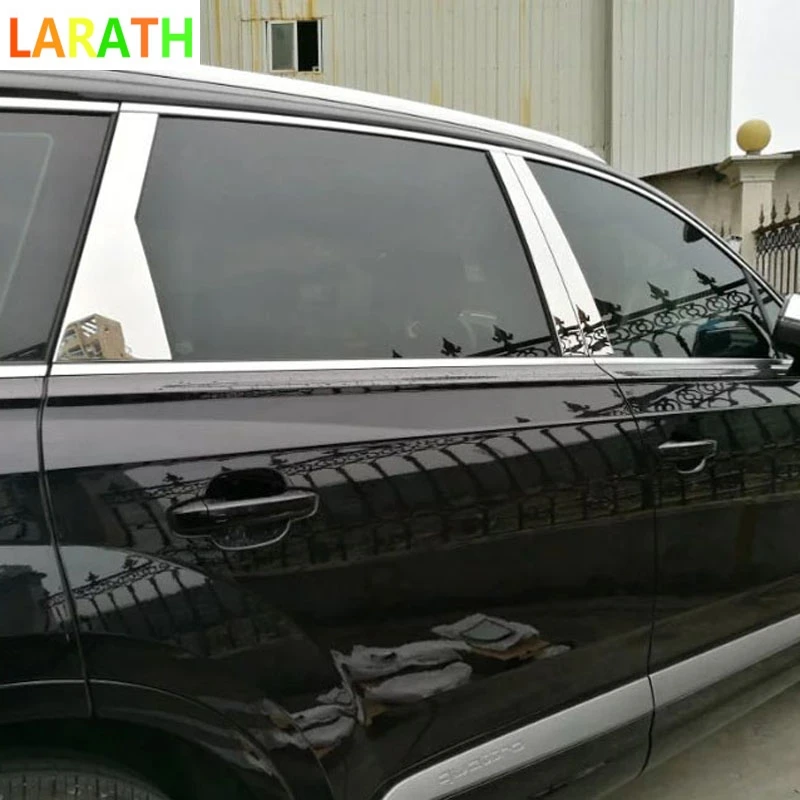 Новинка для Audi Q7 2016 2017 крышка столба окна автомобиля средняя Колонка Обшивка Рамы