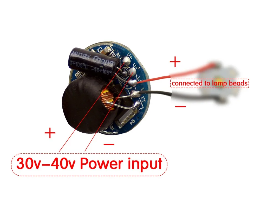 Модернизированный Светодиодный драйвер для мотоцикла 2 шт. 36 В|Портативные